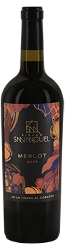 Botella Merlot Viñedo San Miguel Medium